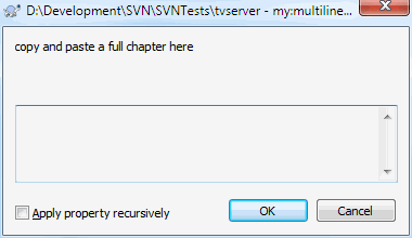 Property dialog multi-line user types